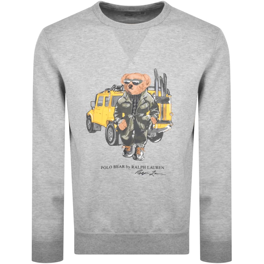 Grey polo crewneck shop